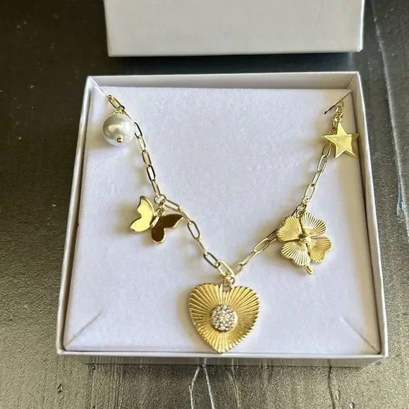 Jennifer Miller Heart Charm Necklace - Picture 7 of 7